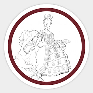 The Dead Queen Detectives - Queen Victoria Sticker
